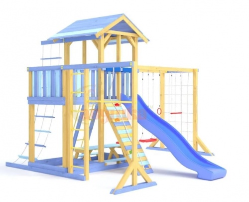 Детская спортивная площадка для дачи Савушка 15 Color-2