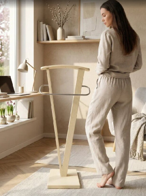 Вешалка костюмная Галант 344 слоновая кость 