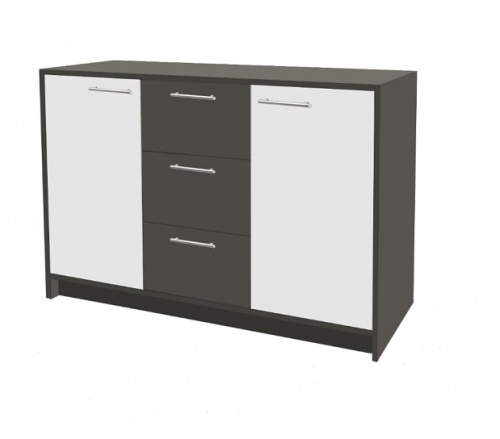 Комод Артём-Мебель Оптима СН 111.01 белый графит 