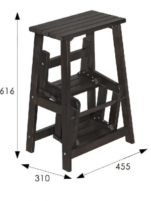 Табурет-стремянка венге 