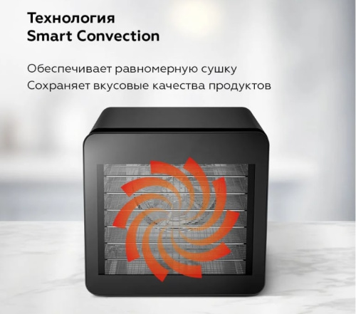 Сушильный шкаф для овощей и фруктов BQ FD1006 черный