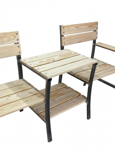 Скамейка садовая МФ-7 Дуэт неокрашенный