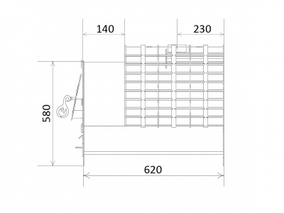 Печь для бани Царь-печи Елисей