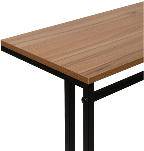 Стол приставной Leset Стилвуд 1 черный орех лион светлый 