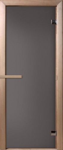 Дверь графит матовая Затмение 6 мм