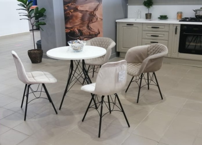 Стол Sheffilton SHT-T2 артикул SHT-T2 черный муар белый 