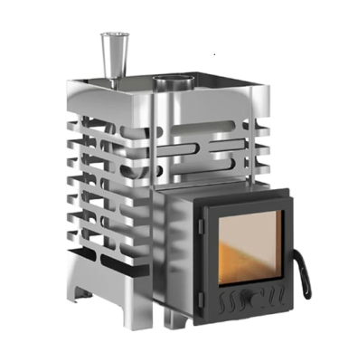 Печь для бани ASTON 12 INOX стекло