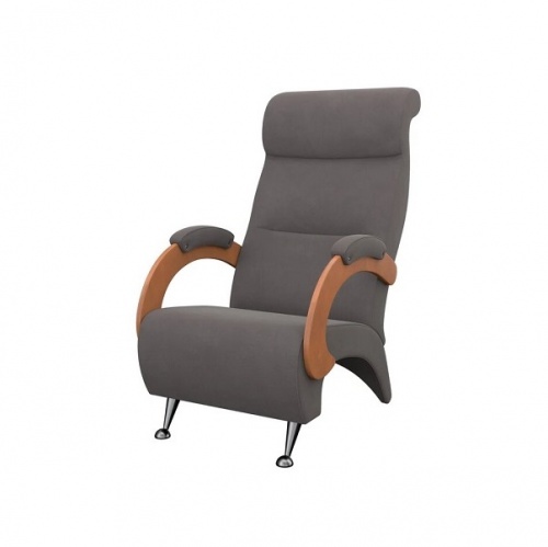 Кресло для отдыха Модель 9-Д Verona Antrazite Grey орех 