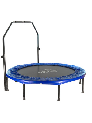Батут для фитнеса ATLAS SPORT 122 см с ручкой на пружинах