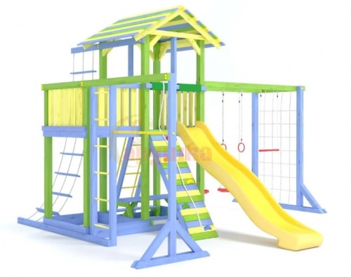 Детская спортивная площадка для дачи Савушка 15 Color-1