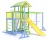 Детская спортивная площадка для дачи Савушка 15 Color-1 Детская спортивная площадка для дачи Савушка 15 Color-1