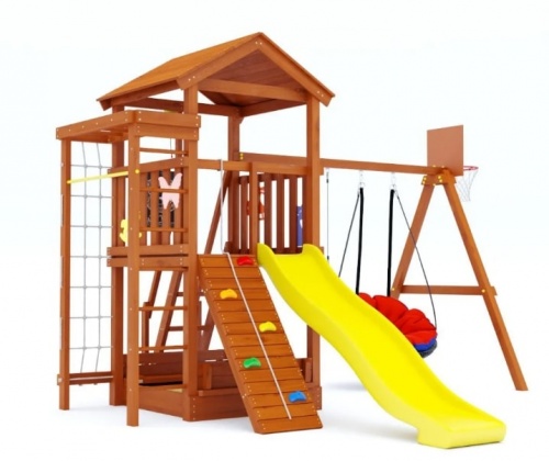 Детская спортивная площадка для дачи Савушка Мастер 5 COMFORT