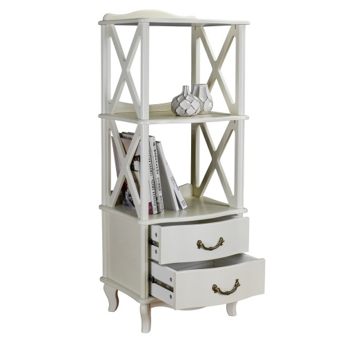 Этажерка Джульетта 2 уровня Л дуб шампань