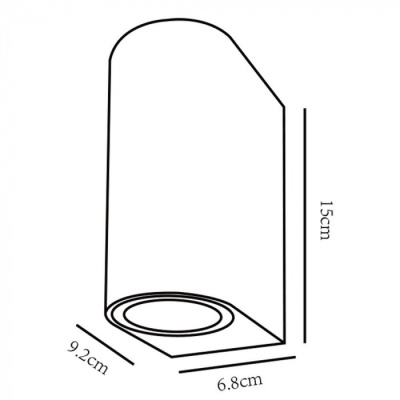 Бра уличное Arte Lamp Compass A3102AL-2BK