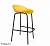 Стул барный Sheffilton SHT-ST19/S29  желтый черный муар