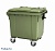 Контейнер для мусора Эдванс 1100л с крышкой зеленый