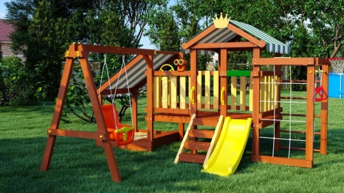 Детская спортивная площадка для дачи Савушка Baby Play 12