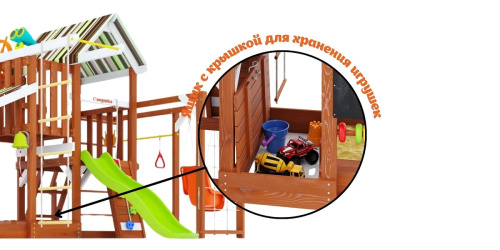 Детская площадка для дачи Савушка TooSun 14 салатовый