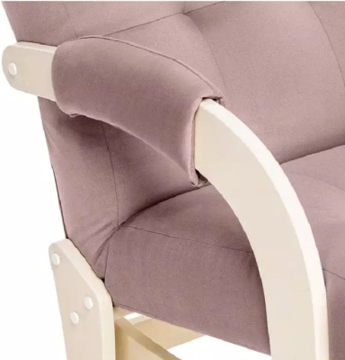 Кресло-маятник Leset Спринг слоновая кость Velur V11