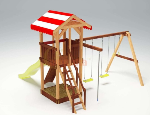 Детская спортивная площадка для дачи Савушка 4 Cезона 2