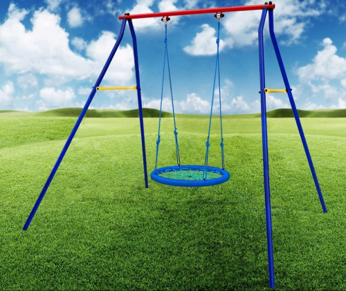 Качели дачные Пионер 1К качели гнездо 76 см сетка