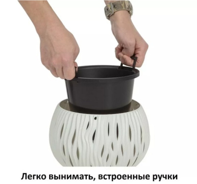 Кашпо для цветов Prosperplast Sandy Bowl DSK290-S449