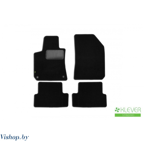 Коврики салона текстильные Klever PEUGEOT 308 Premium Черные