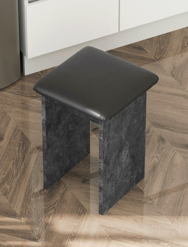 Табурет Мэри СН-122.14 бетон спаркс ДСП графит серый 