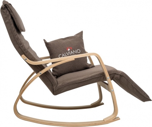 Кресло-качалка Calviano Comfort 1 коричневое