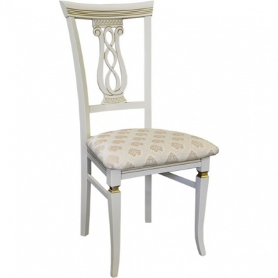 Стул Агнесс слоновая кость/золото Маркус ваниль 