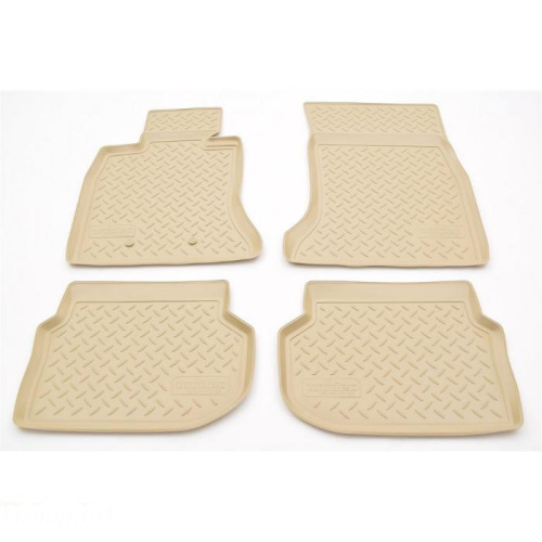 Коврики для салона BMW 5 G30 3D Бежевые