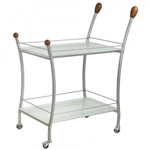 Стол сервировочный Поло металлик 