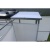 Летний душ с тамбуром ComfortProm с крышей бак 55л с подогревом