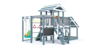 Детская спортивная площадка для дачи Савушка Baby Play 13 Индиго