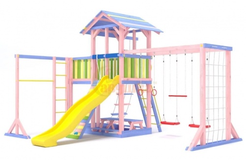 Детская спортивная площадка для дачи Савушка 15 Color-7