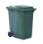 Мусорный контейнер 360л на колесах зеленый Мусорный контейнер 360л на колесах зеленый