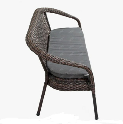 Садовый диван 2-х местный DECO 7019П серо-коричневый