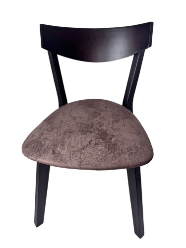 Стул Кристи МДК-107 Орех Микровелюр коричневый 