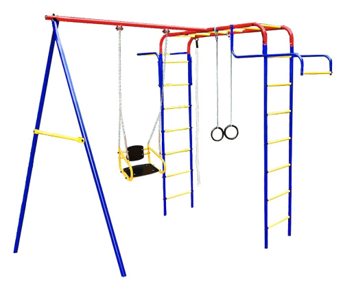 Уличный спортивный комплекс Пионер дачный мини ЦК со спинкой