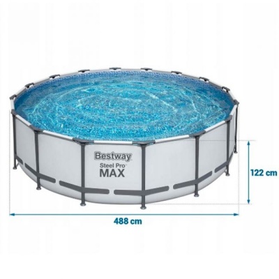 Каркасный бассейн Bestway Steel Pro MAX 5612Z 488x122