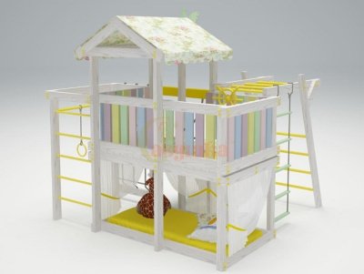 Спортивный комплекс для дачи Савушка Baby club 4