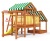Детская спортивная площадка для дачи Савушка Baby Play 12