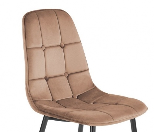 Стул HALMAR K417 бежевый черный 