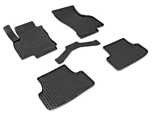 Резиновые коврики салона Сетка для Audi A3 2012-2020 Черные