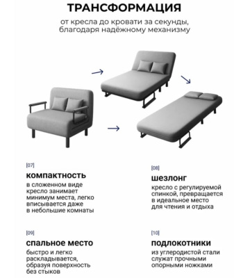 Кресло-кровать Токио 100 зеленый 