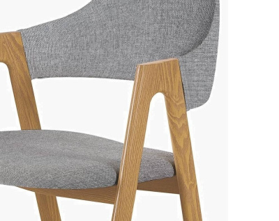 Стул HALMAR K344 серый натуральный 