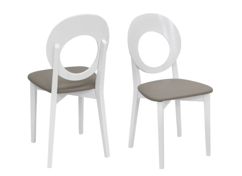 Стул Leset Хьюстон белый экокожа 526 