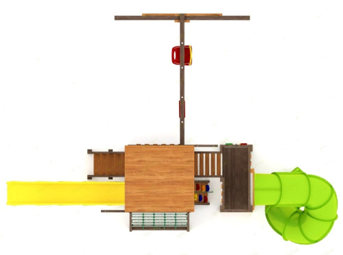 Детская площадка IgraGrad Панда Фани Gride с трубой 2,1м