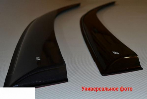 Дефлекторы боковых окон Kia Sportage III 2010-2014 Euro Standard прозрачный