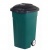 Бак для мусора 105 л на колёсах темно-зеленый/черный Бак для мусора 105 л на колёсах темно-зеленый/черный